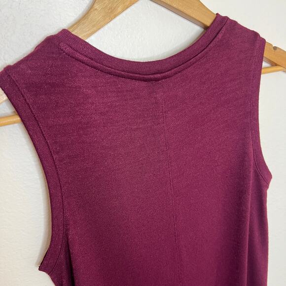 a new day Wine Sleeveless Tank XS - Picture 6 of 10